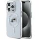 Karl Lagerfeld Karl Lagerfeld KLHMP15XHLSKCH iPhone 15   Pro Max 6.7" biały/white hardcase IML Metal Karl&Choupette Head MagSafe