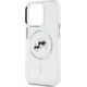 Karl Lagerfeld Karl Lagerfeld KLHMP15XHLSKCH iPhone 15   Pro Max 6.7" biały/white hardcase IML Metal Karl&Choupette Head MagSafe
