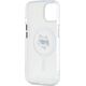 Karl Lagerfeld Karl Lagerfeld KLHMP15MHLSCHH iPhone 15   Plus 6.7" biały/white hardcase IML Metal Choupette Head MagSafe