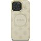 Guess GUHMP16LPSAPSMED iPhone 16 Pro 6.3" gold/gold hardcase Saffiano Peony Classic Logo MagSafe