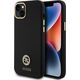 Guess GUHCP15M4DGPK iPhone 15 Plus / 14 Plus 6.7" czarny/black hardcase Silicone Logo Strass 4G