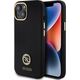 Guess GUHCP15M4DGPK iPhone 15 Plus / 14 Plus 6.7" czarny/black hardcase Silicone Logo Strass 4G