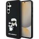 Karl Lagerfeld KLHCS24FE3DRKCNK S24 FE    S721 czarny/black hardcase 3D Rubber Karl&Choupette