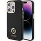 Guess GUHCP15LM4DGPK iPhone 15 Pro 6.1" czarny/black hardcase Silicone Logo Strass 4G