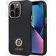 Guess GUHCP15XM4DGPK iPhone 15 Pro Max 6.7" czarny/black hardcase Silicone Logo Strass 4G