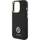 Guess GUHCP15XM4DGPK iPhone 15 Pro Max 6.7" czarny/black hardcase Silicone Logo Strass 4G