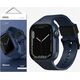 Pasek + etui UNIQ Monos 2in1 Apple Watch 4/5/6/7/8/9/SE 44/45mm niebieski/marine blue