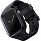 Pasek + etui UNIQ Monos 2in1 Apple Watch 4/5/6/7/8/9/SE 44/45mm czarny/midnight black