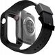 Pasek + etui UNIQ Monos 2in1 Apple Watch 4/5/6/7/8/9/SE 44/45mm czarny/midnight black