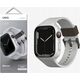 Pasek + etui UNIQ Monos 2in1 Apple Watch 4/5/6/7/8/9/SE 44/45mm szary/chalk grey