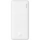 Baseus Airpow 20W 10000mAh Power Bank with Baseus Simple Series USB-A - USB-C 30cm Cable – White
