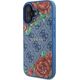 Guess GUHMP16SP4ROPEMCB iPhone 16 6.1"    niebieski/blue hardcase 4G Flowers Print MagSafe
