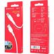 Kabel USB Borofone USB-A - Lightning 1 m Biały (73078)