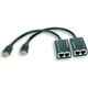System przekazu sygnału AV Techly HDMI - RJ45 x2 0.15m czarny (301153)