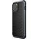 X-Doria Raptic Lux - Etui aluminiowe iPhone 12 Pro Max (Drop test 3m) (Black Carbon Fiber)