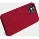 Nillkin Nillkin Qin skórzana kabura etui iPhone 12 Pro Max czerwony uniwersalny