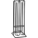 Excellent Houseware Stojak na 32 kapsułki, metalowy, czarny, stojący organizer 30 cm