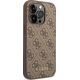 Guess Etui Guess GUHCP14LG4GFBR Apple iPhone 14 Pro brązowy/brown hard case 4G Metal Gold Logo