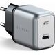 Ładowarka ŁADOWARKA SIECIOWA SATECHI 30W USB-C PD GAN WALL CHARGER ST-UC30WCM-EU (SZARA)