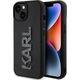 Karl Lagerfeld Karl Lagerfeld KLHCP15S3DMBKCK iPhone 15 6.1" czarny/black hardcase 3D Rubber Glitter Logo