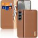 Dux Ducis Etui Dux Ducis Hivo z klapką i blokadą RFID do Samsung Galaxy S24+ - brązowe