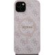 Guess Guess 4G Collection Leather Metal Logo MagSafe - Etui iPhone 15 Plus / 14 Plus (różowy)