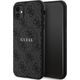 Guess Guess GUHMN61G4GFRK iPhone 11 6.1" / Xr czarny/black hardcase 4G Collection Leather Metal Logo MagSafe