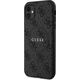 Guess Guess GUHMN61G4GFRK iPhone 11 6.1" / Xr czarny/black hardcase 4G Collection Leather Metal Logo MagSafe
