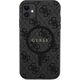 Guess Guess GUHMN61G4GFRK iPhone 11 6.1" / Xr czarny/black hardcase 4G Collection Leather Metal Logo MagSafe