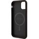 Guess Guess GUHMN61G4GFRK iPhone 11 6.1" / Xr czarny/black hardcase 4G Collection Leather Metal Logo MagSafe