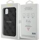 Guess Guess GUHMN61G4GFRK iPhone 11 6.1" / Xr czarny/black hardcase 4G Collection Leather Metal Logo MagSafe