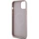 Guess Guess GUHMP15SG4GFRP iPhone 15 / 14 / 13 6.1" różowy/pink hardcase 4G Collection Leather Metal Logo MagSafe
