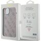 Guess Guess GUHMP15SG4GFRP iPhone 15 / 14 / 13 6.1" różowy/pink hardcase 4G Collection Leather Metal Logo MagSafe