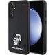Karl Lagerfeld Etui Karl Lagerfeld KLHCS24SPSAKCMPK Samsung Galaxy S24 hardcase Saffiano Karl & Choupette Metal Pin czarny/black