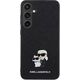 Karl Lagerfeld Etui Karl Lagerfeld KLHCS24SPSAKCMPK Samsung Galaxy S24 hardcase Saffiano Karl & Choupette Metal Pin czarny/black