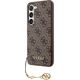 Guess Oryginalne Etui GUESS Hardcase GUHCS24SGF4GBR do Samsung S24 (4G Charm / brązowy)