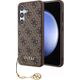 Guess Oryginalne Etui GUESS Hardcase GUHCS24SGF4GBR do Samsung S24 (4G Charm / brązowy)
