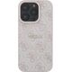 Guess Guess GUHMP16LG4GFRP iPhone 16 Pro 6.3" różowy/pink hardcase 4G Ring Classic Logo MagSafe