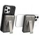 Powerbank Baseus UAG Rugged 10K - powerbank 10000 mAh z podstawką, ładowanie bezprzewodowe 10W, kompatybilny z MagSafe, kabel w zestawie (black/titanium)