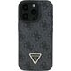 Guess Guess GUHCP16LP4TDPK iPhone 16 Pro 6.3" czarny/black hardcase Leather 4G Triangle Strass MagSafe