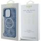 Guess Guess GUHMP16LG4GFRB iPhone 16 Pro 6.3" niebieski/blue hardcase 4G Ring Classic Logo MagSafe