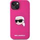 Karl Lagerfeld KLHMP15SSKHPPPLF iPhone 15 6.1" fuchsia/fuschia hardcase Silicone Karl Head Print MagSafe