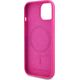 Karl Lagerfeld KLHMP15SSKHPPPLF iPhone 15 6.1" fuchsia/fuschia hardcase Silicone Karl Head Print MagSafe