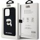 Karl Lagerfeld KLHMP15LSKHPPLK iPhone 15 Pro 6.1" black/black hardcase Silicone Karl Head Print MagSafe