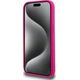 Karl Lagerfeld KLHMP15LSKHPPPLF iPhone 15 Pro 6.1" fuchsia/fuschia hardcase Silicone Karl Head Print MagSafe