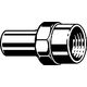 Element wsadowy 15 x 1/2 stal / ocynkowaneŁącznik do rur
