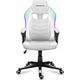 Fotel Gamingowy Komputerowy Gracza Obrotowy Huzaro Force 2.5 White Rgb Mesh