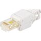 LOGON TWP8P8TP wtyczka RJ-45 Przezroczysty, Biały, Żółty