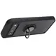Bizon Case Hybrid Ring Google Pixel 8a smoky with a black frame