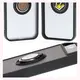 Bizon Case Hybrid Ring Google Pixel 8a smoky with a black frame